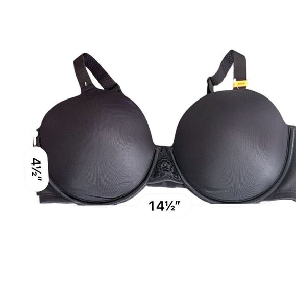Vanity Fair black Free Smooth Cups size 38DD - Picture 2 of 6